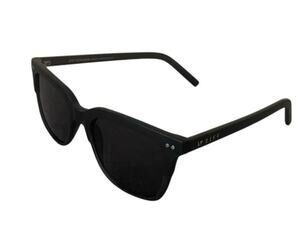 DIFF Bobby Mens Mate Black Grey Mirror Square Sunglasses